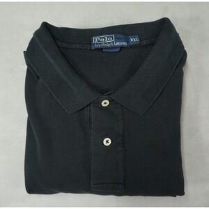 Polo Ralph Lauren Polo Shirt Mens XXL Black Classic Fit Red Pony